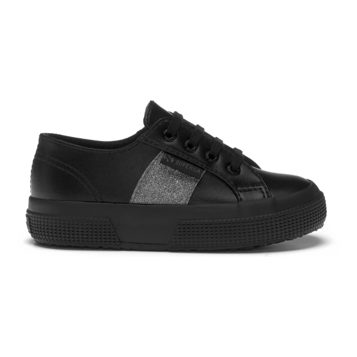 Le Superga Bambina Nero 2750 KIDS SYNTHETIC MATERIAL GLITTER