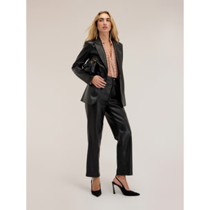 Motivi - Blazer monopetto con revers a lancia - Nero