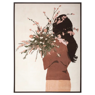 Toile imprimée "Portrait" encadrée 58x78 cm