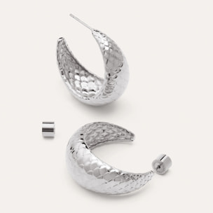 Pendientes Aro Mermaid Acero