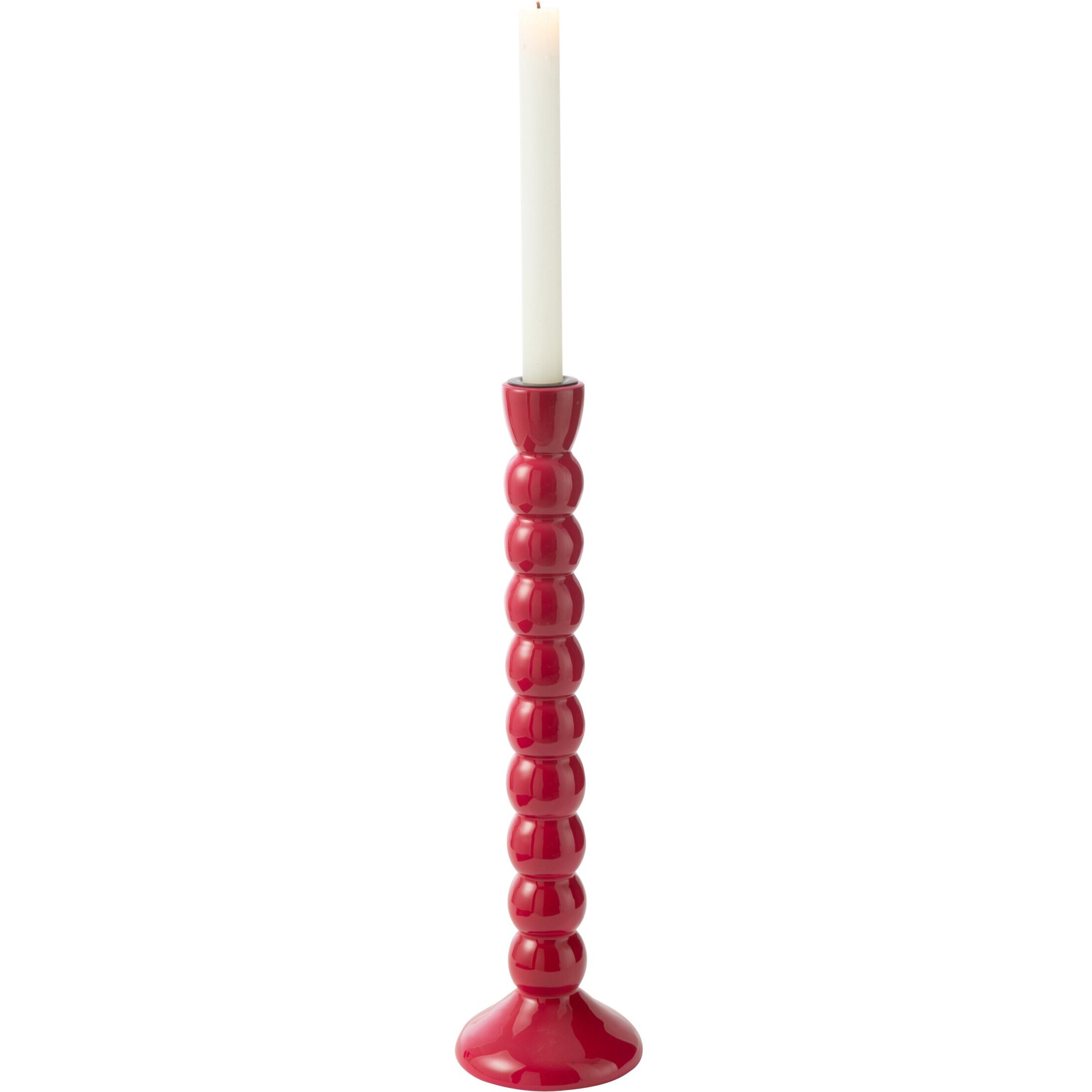J-Line chandelier - bois de manguier - rose