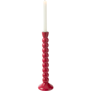 J-Line chandelier - bois de manguier - rose
