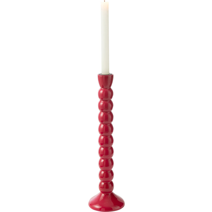 J-Line chandelier - bois de manguier - rose