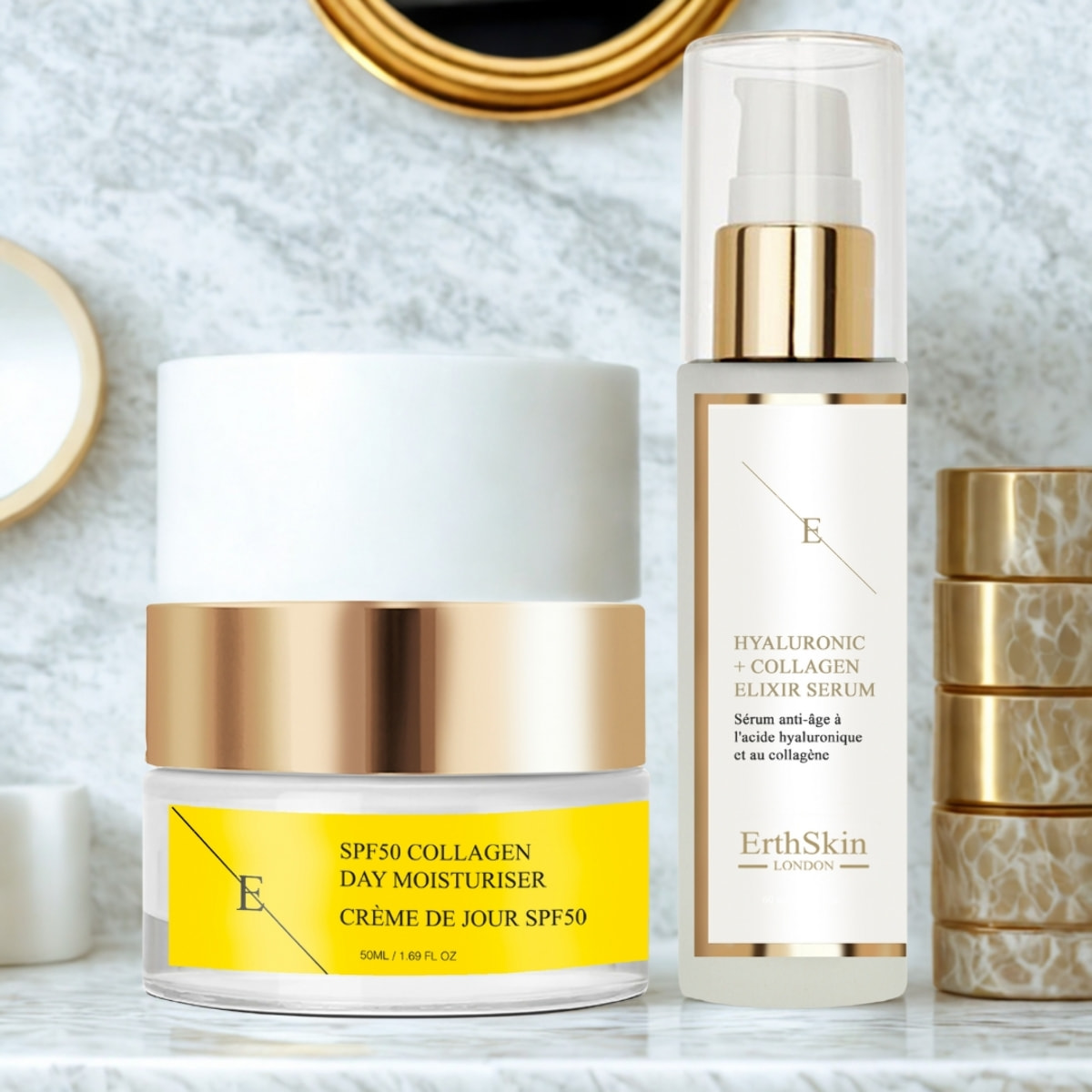 Dúo hidratante con FPS + colágeno