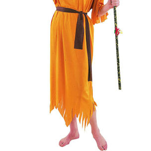 Costume Carnevale Indiana America Donna Arancio Marrone