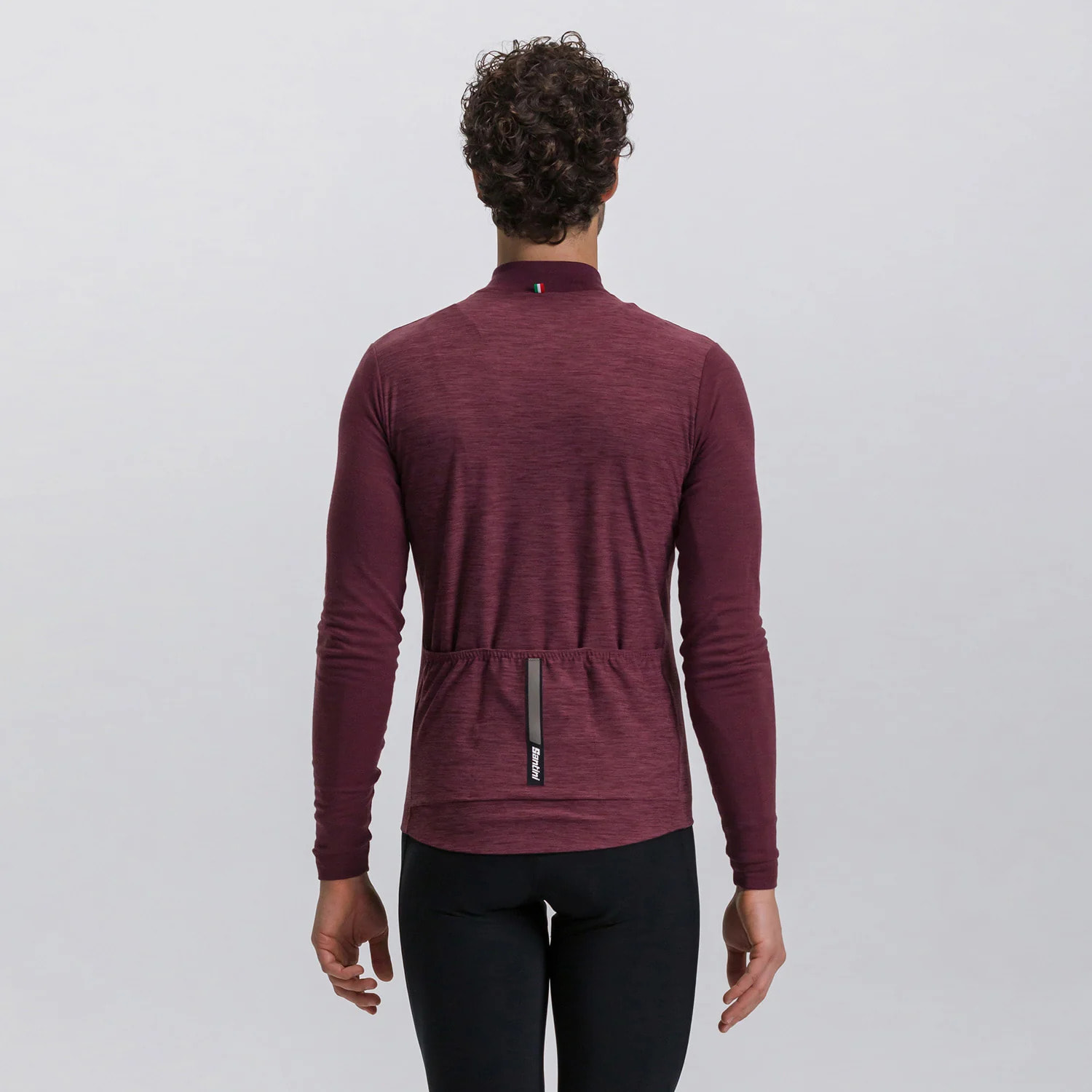 Pure Men's Long Sleeve Jersey - Bourgogne - Bourgogne