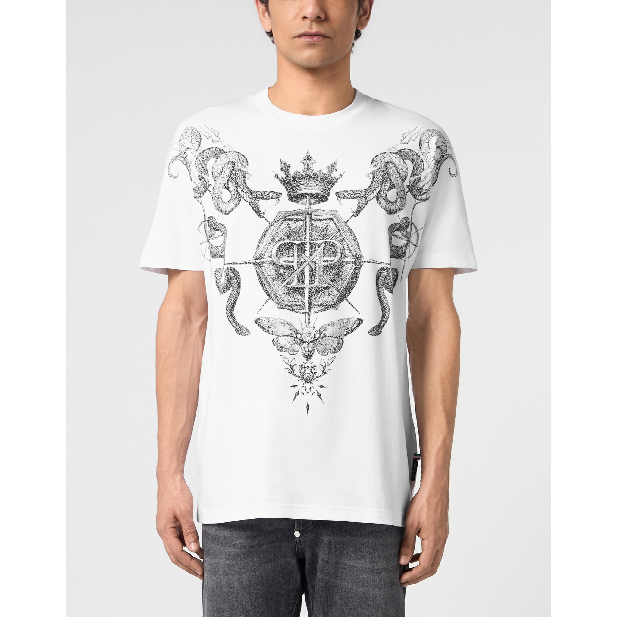 PHILIPP PLEIN T-shirt girocollo a maniche corte TATTOO