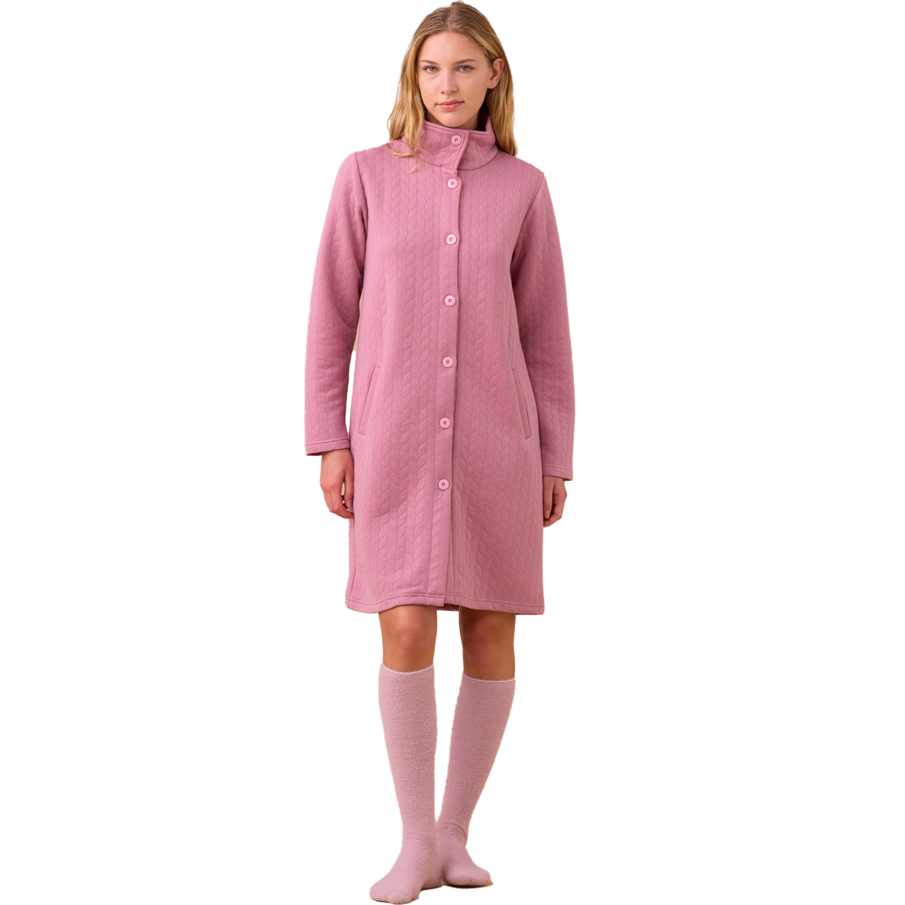 Vestaglia donna matelassè articolo unito. Noidinotte