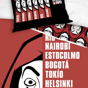 Parure de lit enfant 100% coton - CASA DE PAPEL