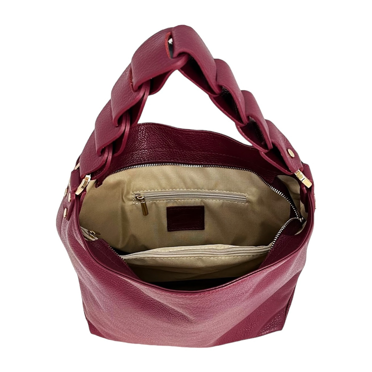 Borsa a spalla Cheval Firenze Lily Bordeaux
