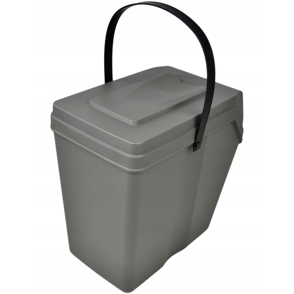 Juego de 5 cubos de reciclaje 125L Prosperplast Sortibox, gris