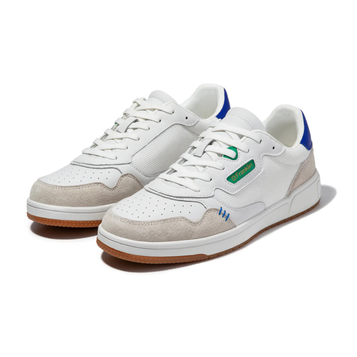 Zapatillas Casual Hombre Court V2 Basic Blanco / Azul D.Franklin