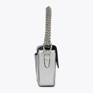 Mini borsa a tracolla metallizzata