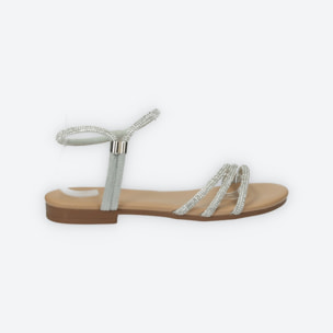 Sandali Donna Tata Italia Argentato