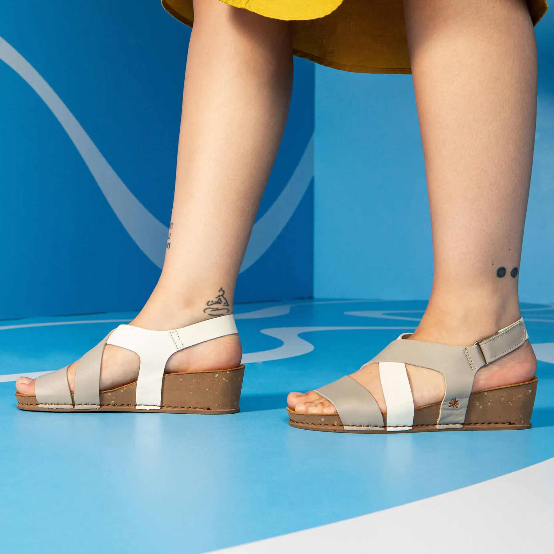 Sandalias 1933 NAPPA BROWN-CALDERA/ I LIVE color Brown-caldera