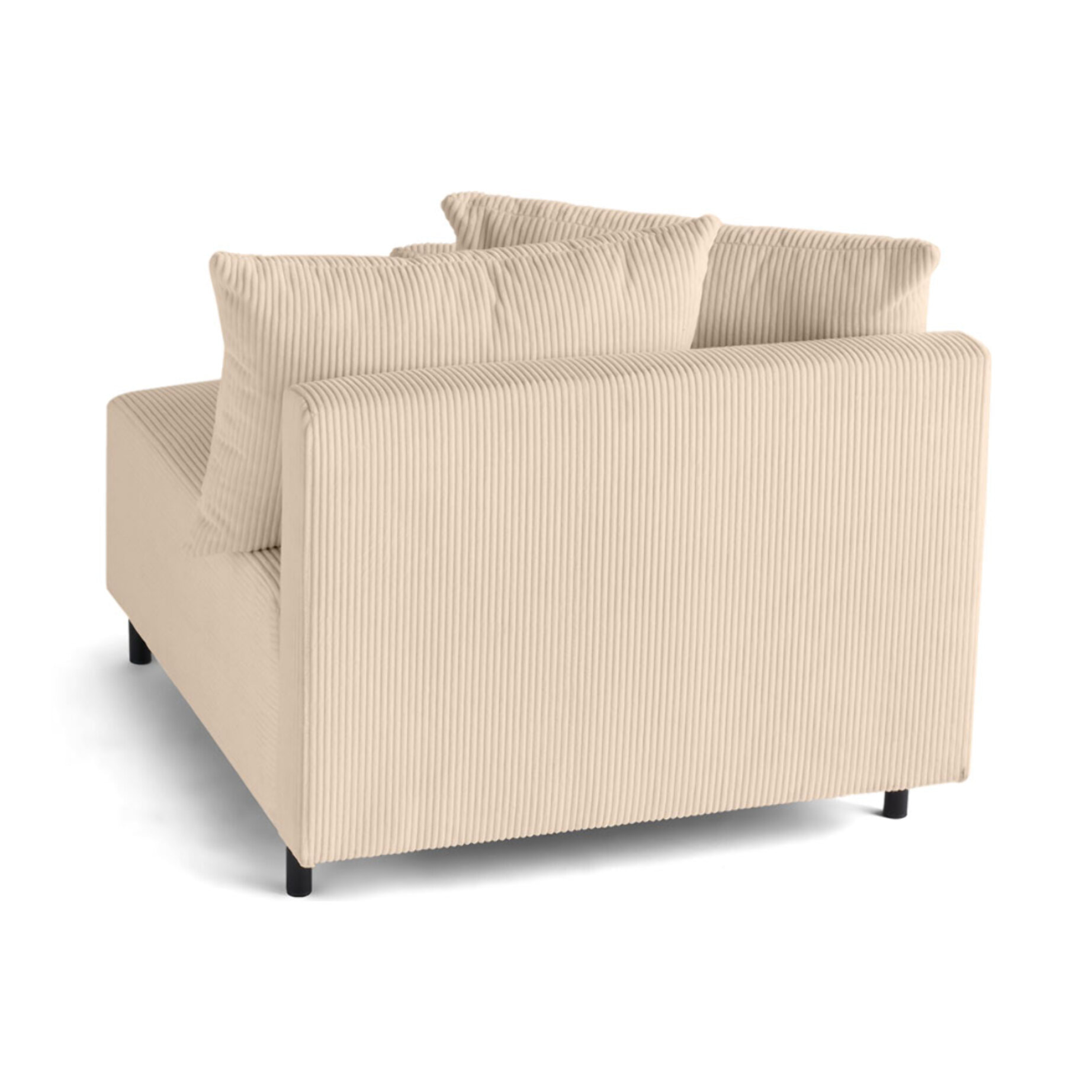 Edinburg - module d'assise - en velours côtelé - Beige