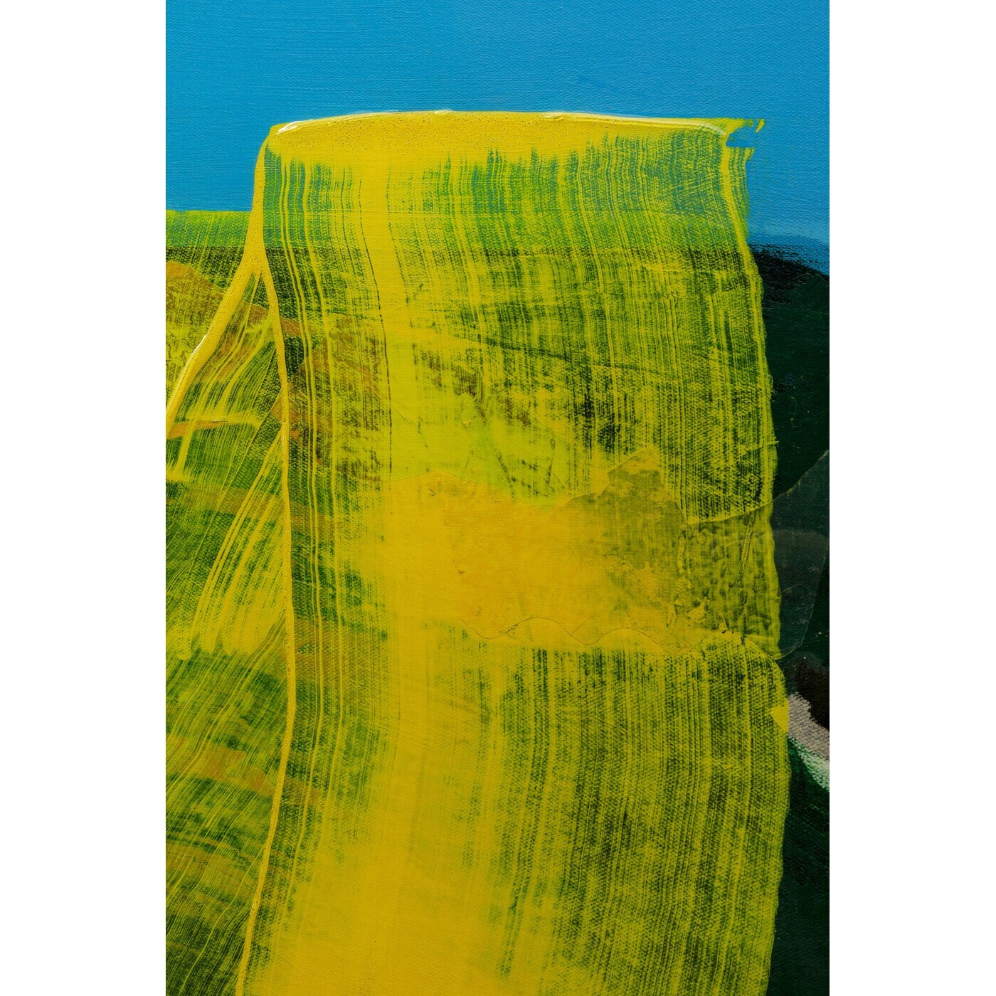 Tableau Frame Abstract High Gloss 120x160cm bleu Kare Design
