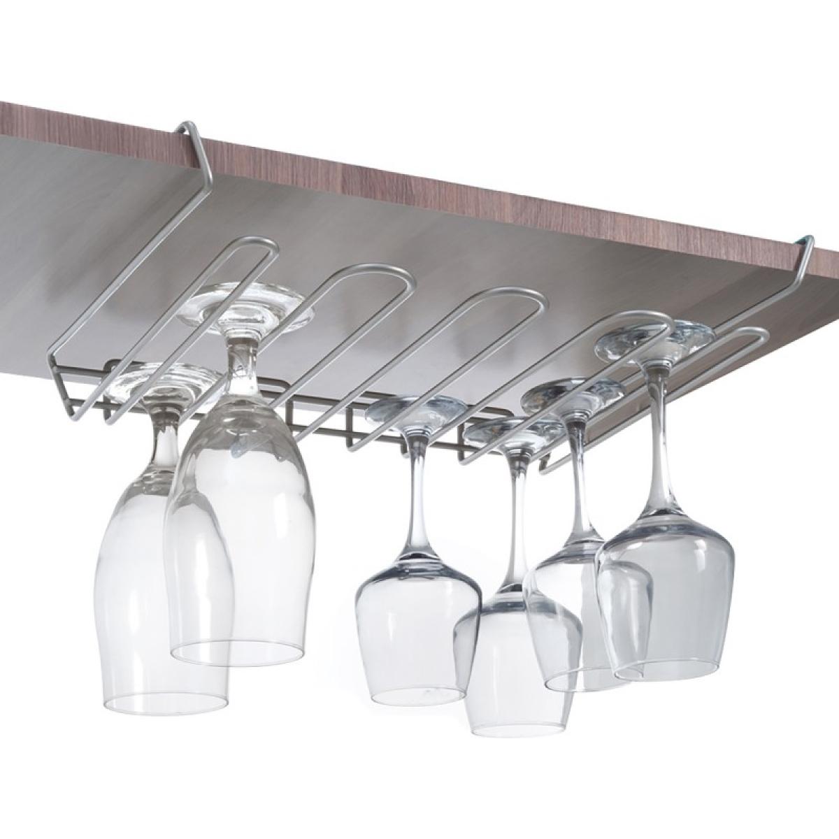 Metaltex Colgador para Copas MY CRISTAL de Metaltex. Acabado Polytherm® Color Plateado