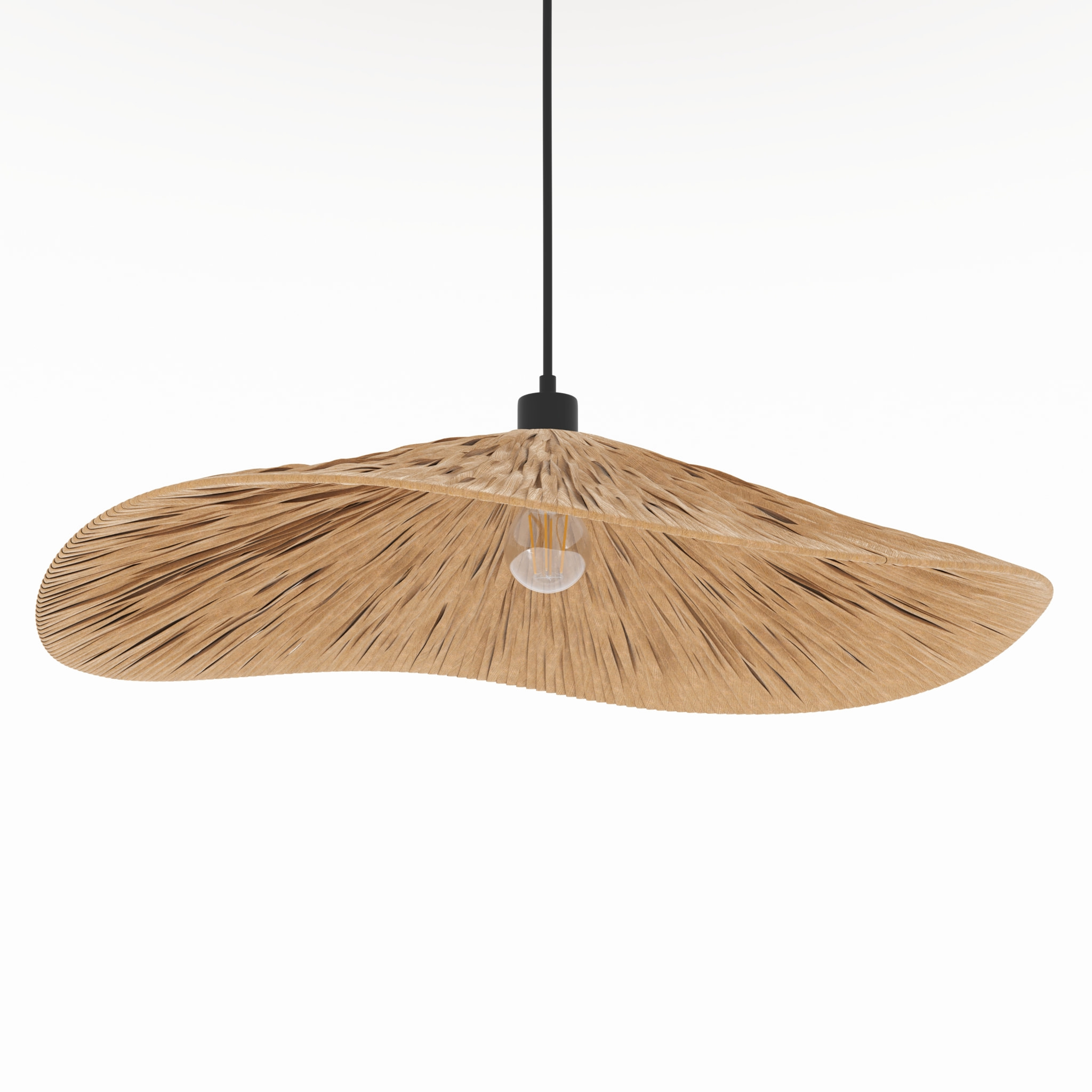 Suspension en raphia 75 cm - Stellaire