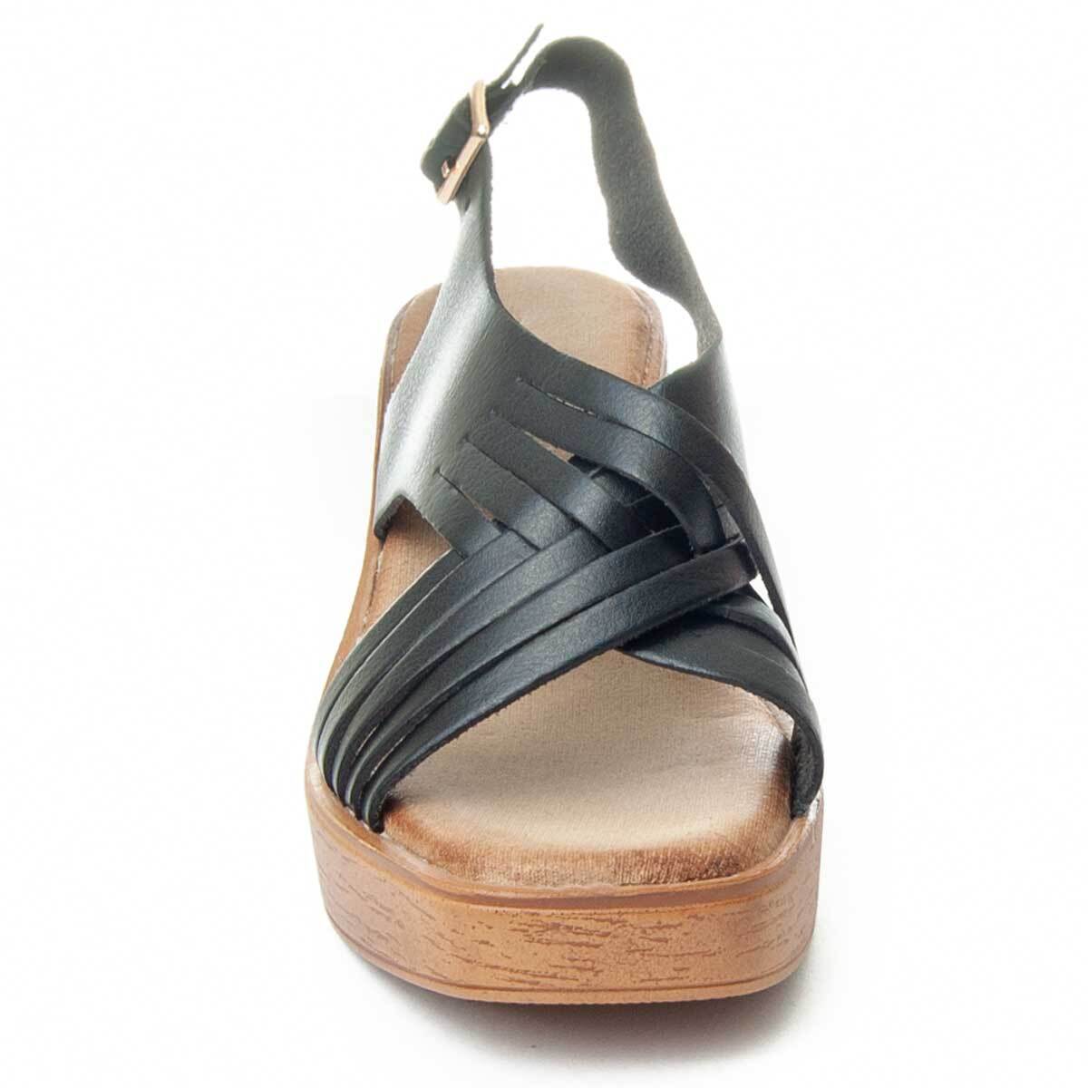 Sandalias de Tacón - Negro - Altura: 8 Cm