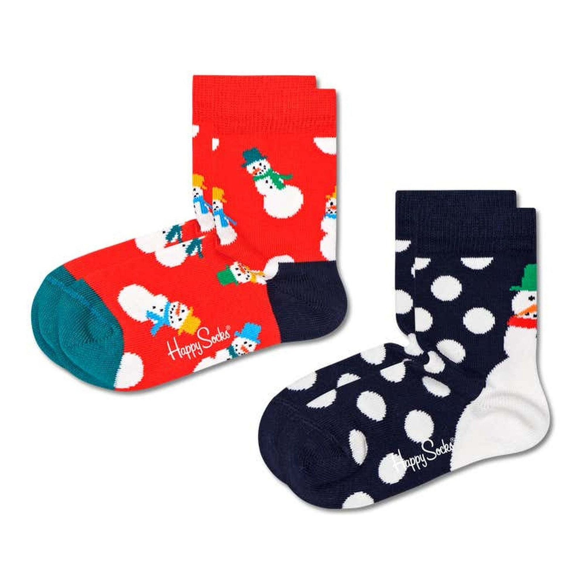 Calcetines pack-2 kids snowman