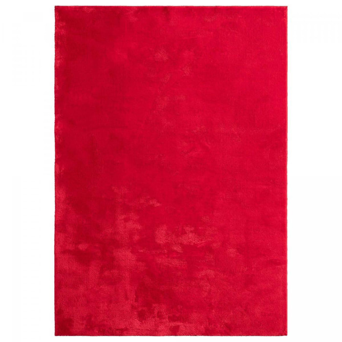 Tapis salon MITA, soft et soyeux, tapis uni à l'aspect Shaggy