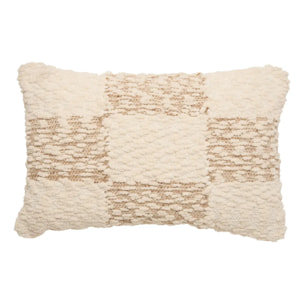 Coussin Ameya rectangulaire 38x58cm beige