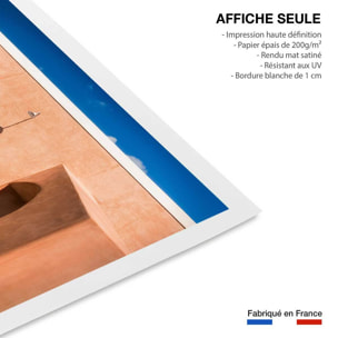 Poster terracotta house Affiche seule