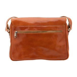 Borsa a tracolla  da donna In Vera pelle Made in Italy 32x23x15 cm