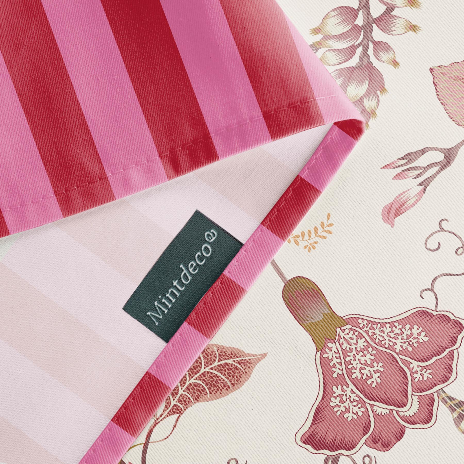 Nappe anti-taches DIANIA FUCHSIA - en 100 % coton