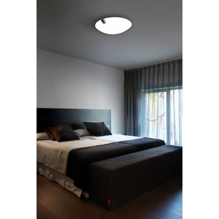 LEDS·C4 Plafon Clip Ø500 Mm Led 16,6W 3000K Cromo 935Lm