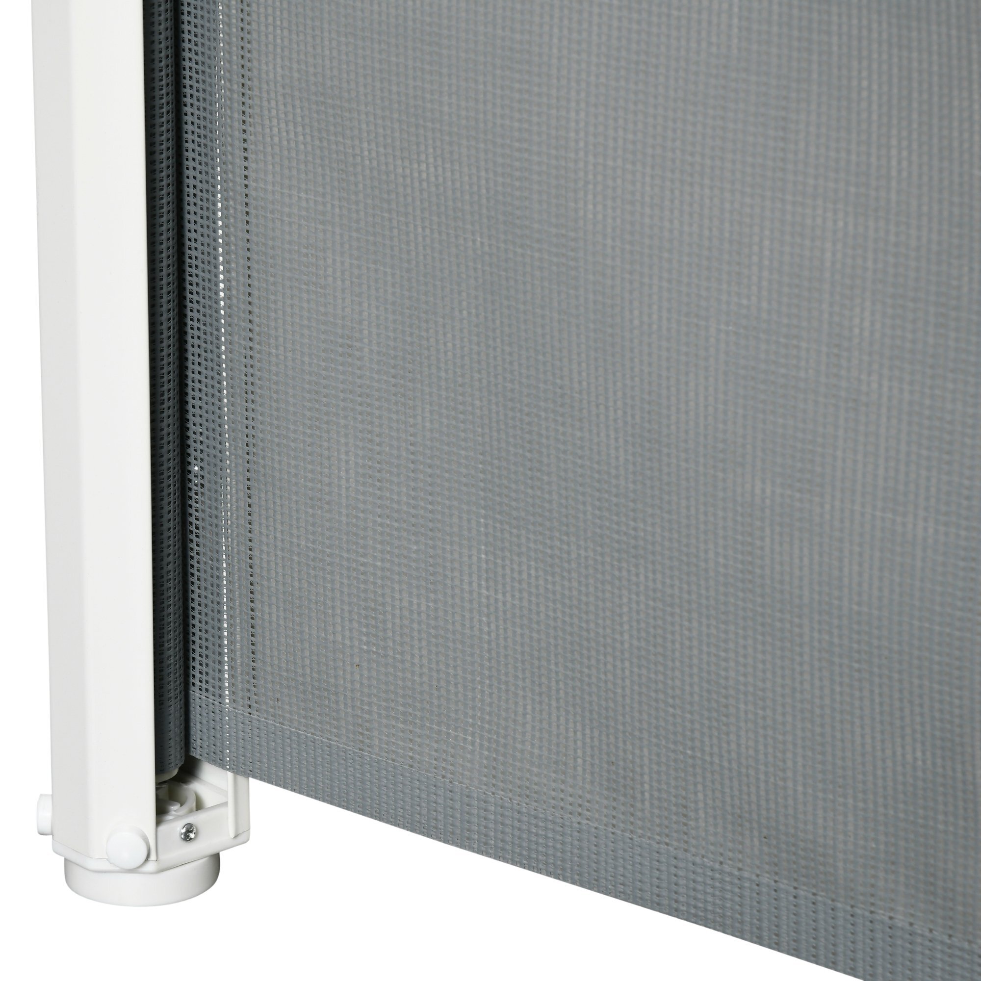 Barrière de sécurité barrière animaux rétractable automatique 1,15L x 0,83H m teslin métal gris