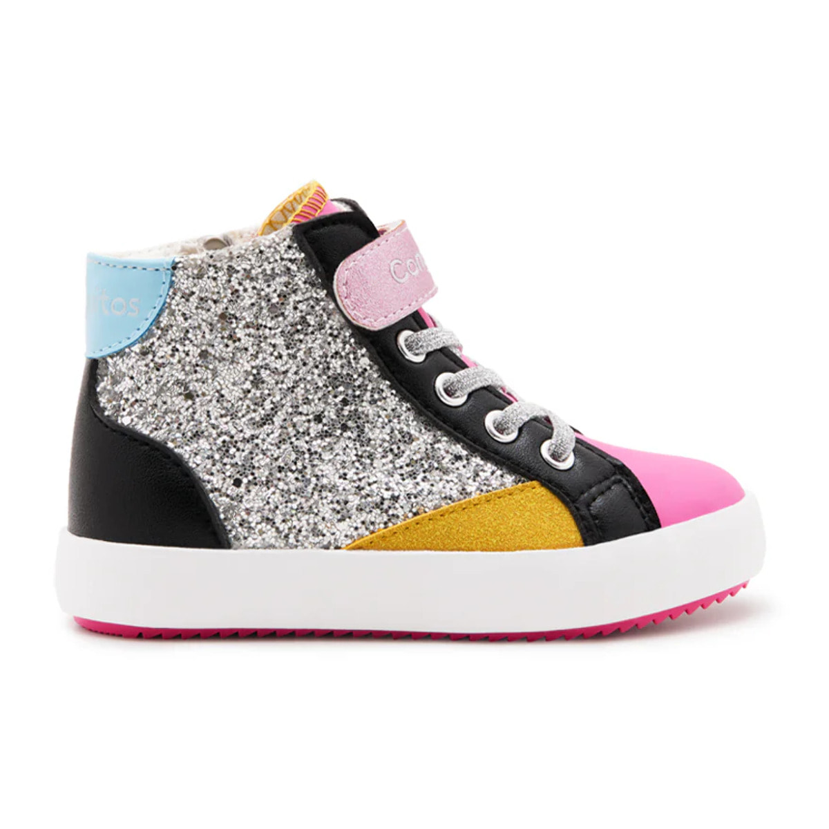 Zapatillas Altas Patchwork Multicolor
