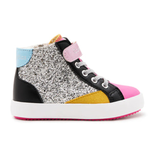 Zapatillas Altas Patchwork Multicolor