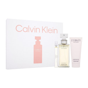 Calvin Klein Eternity Woman EDP + Lozione Corpo Set Cofanetto Regalo Donna 100 ML + 100 ML + 10 ML