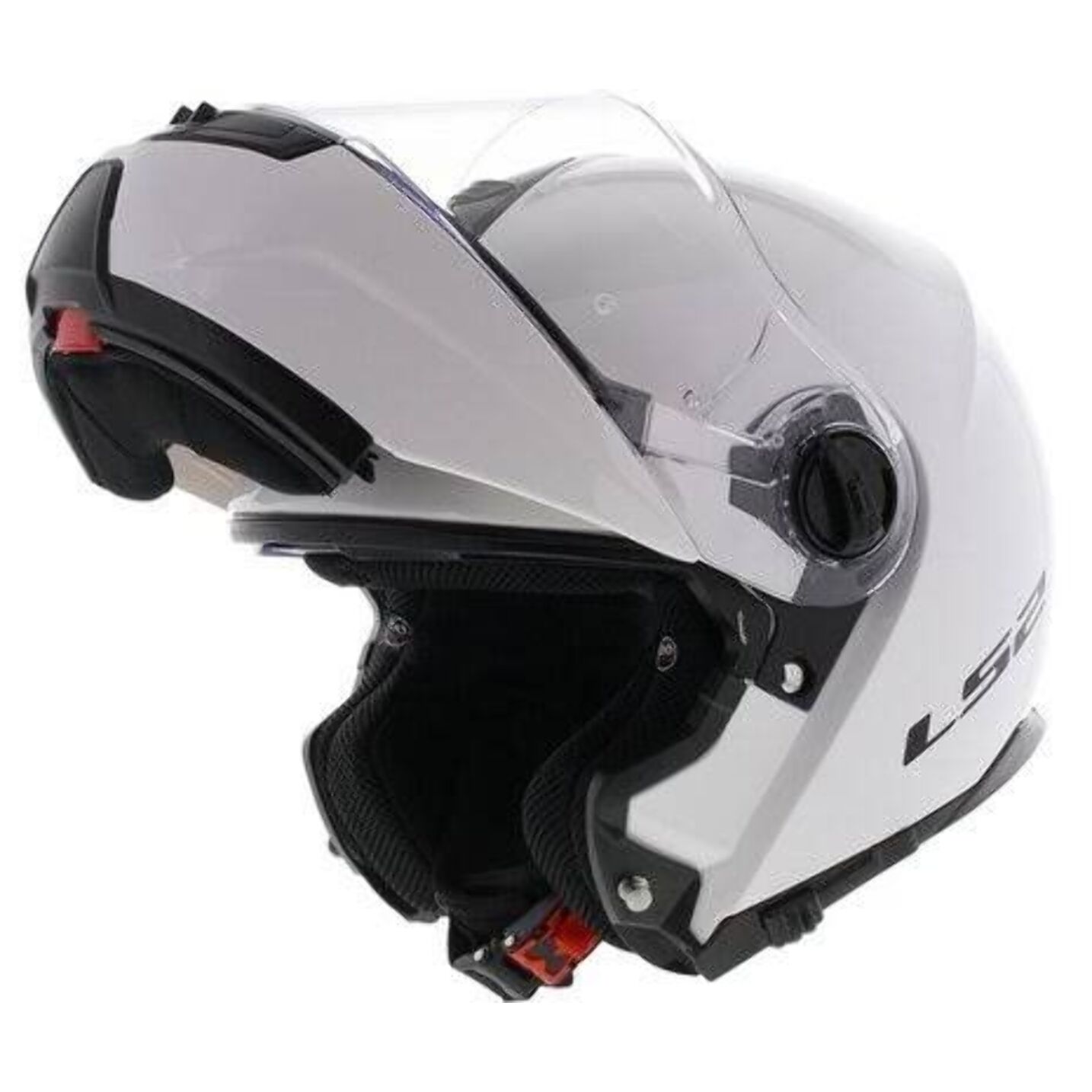 CASCO MOTO MODULAR LS2 FF908 STROBE II GLOSS WHITE (E22.06)