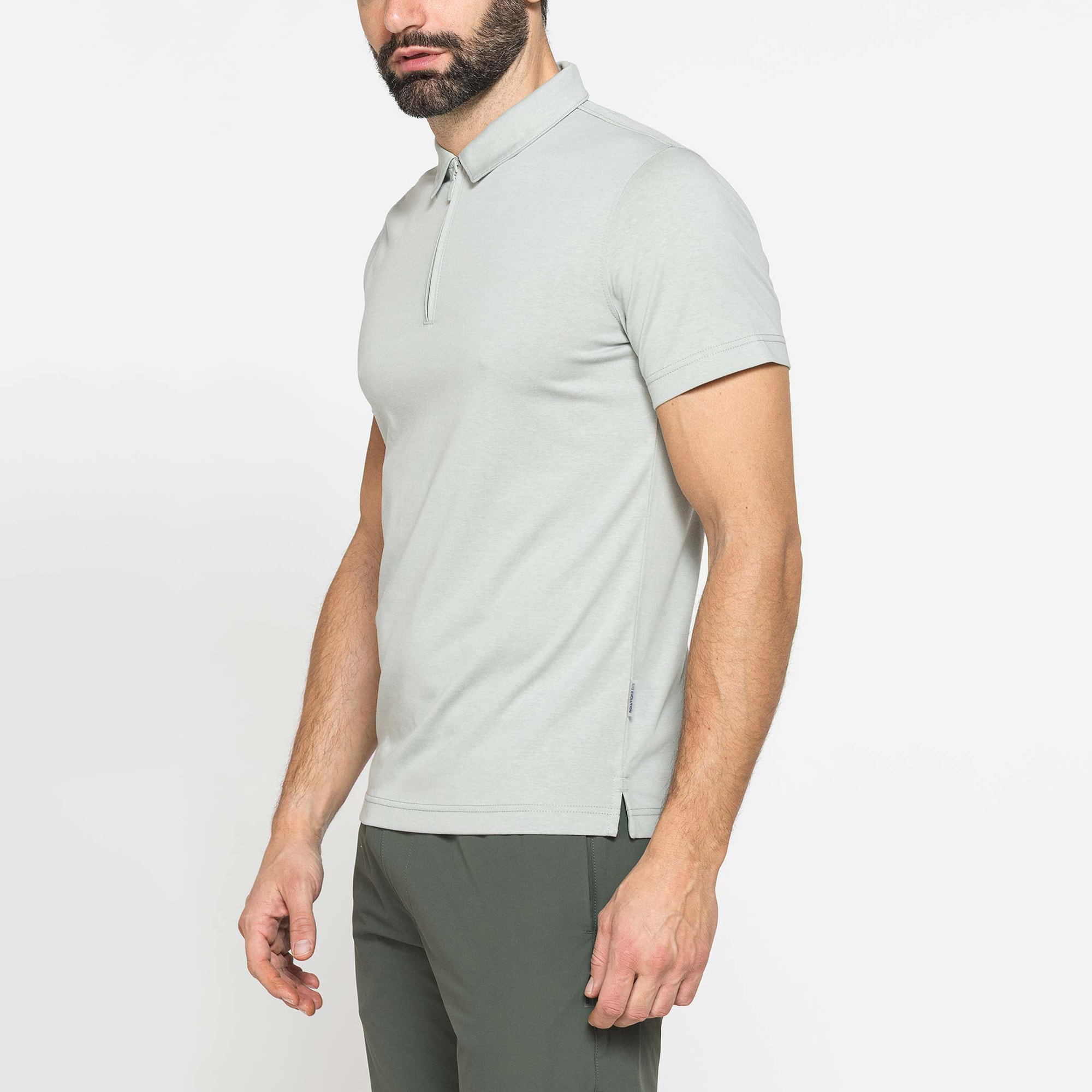 POLO UOMO IN TESSUTO ELASTICIZZATO NO STIRO