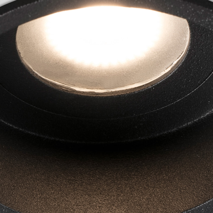 HYDE R Lampe encastrable noir rond