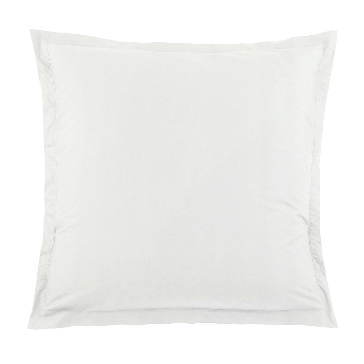 Taie d'Oreiller Unie en 100 % Coton - Blanc