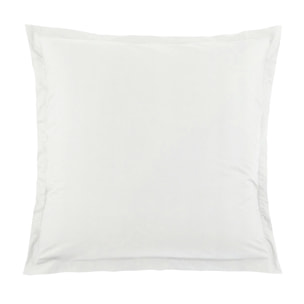 Taie d'Oreiller Unie en 100 % Coton - Blanc