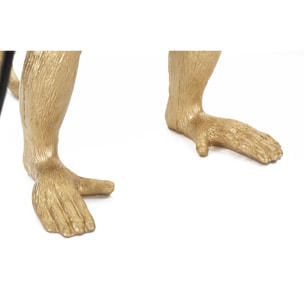 LAMPADA DA TAVOLO MONKEY ORO CM Ø 26X34X55