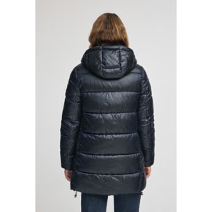 Giaccone Silvon Coat blu con logo Polo Club