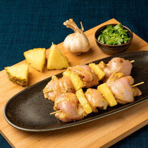 Brochettes de poulet Ail et fines herbes x 10 - Bqt S/ATM - 2,2kg - France - Aldabia