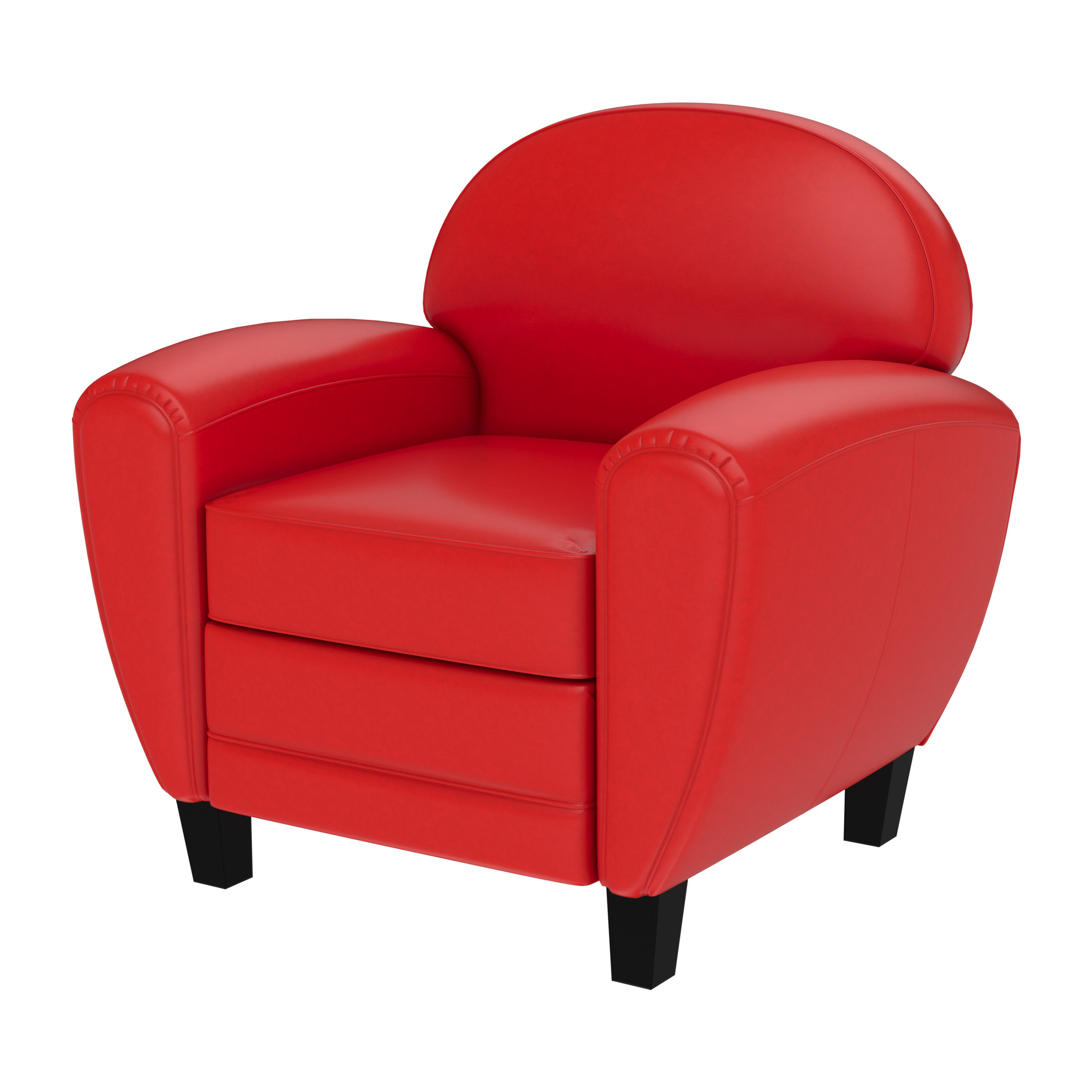 Fauteuil Club rouge