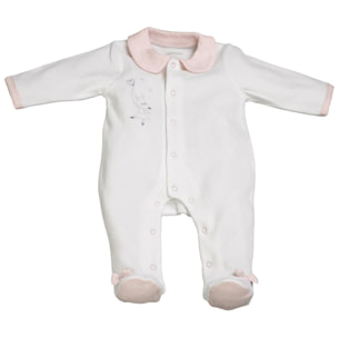 Pyjama bébé à manches longues en velours