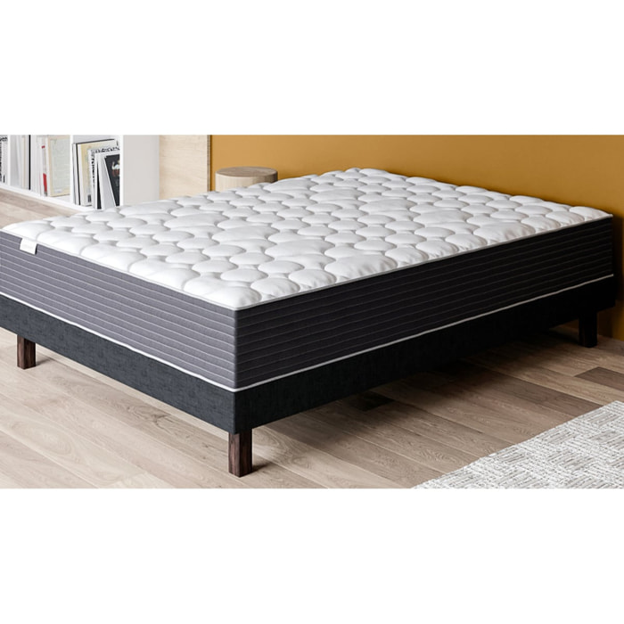 Matelas ressorts ensachés - Mousse à mémoire de forme - SPRING PLUS