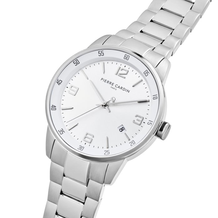 Reloj Pierre Cardin CMR.0006 Hombre Analogico Cuarzo con Correa de Acero inoxidable