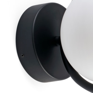 LE VITA Lampada da parete nera