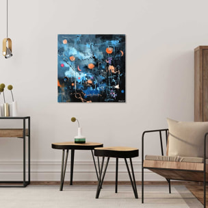 Tableau abstrait la nuit des étoiles Toile imprimée