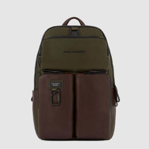 Piquadro Zaino uomo porta pc 14" con cover impermeabile